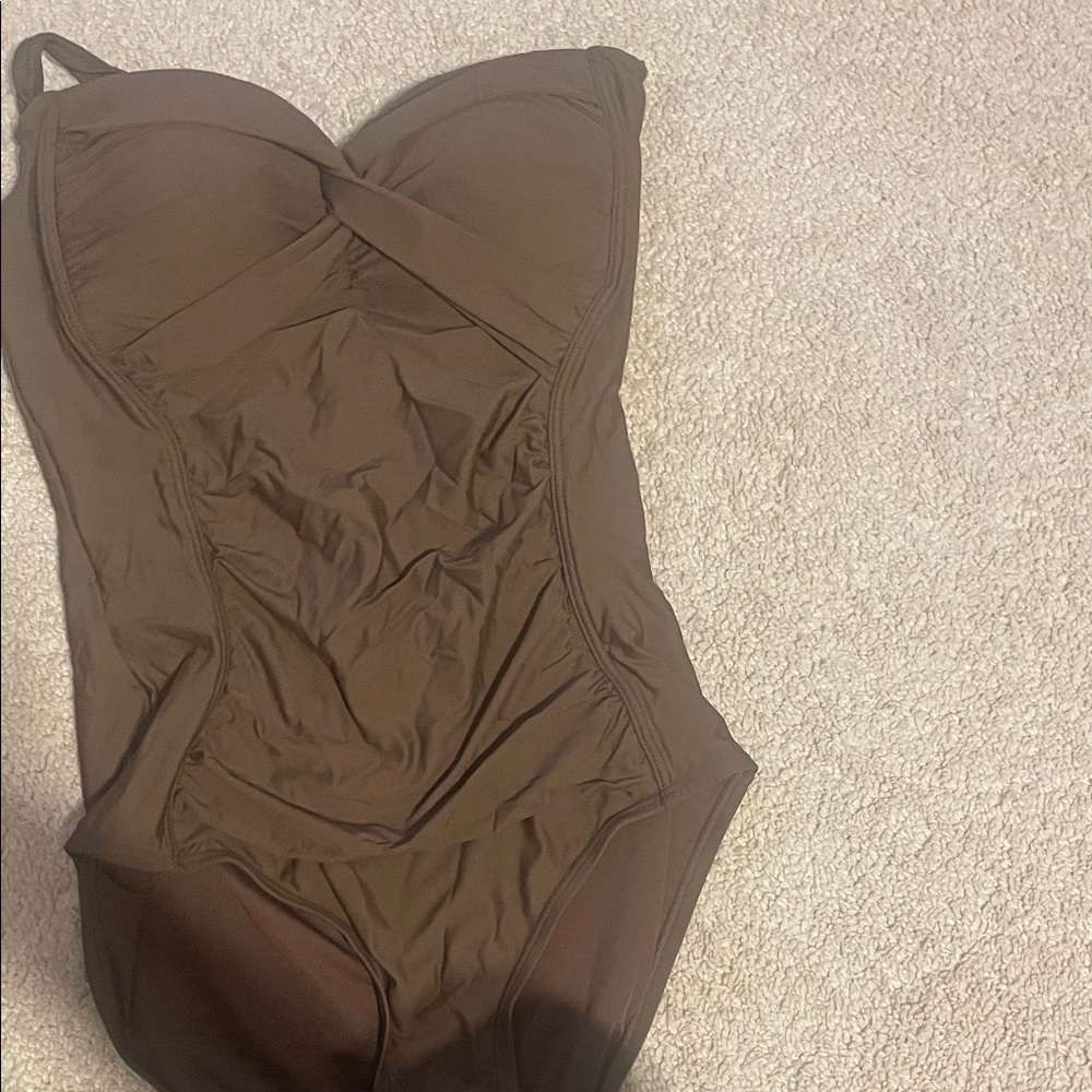 DKNY Chocolate Brown Swimsuit